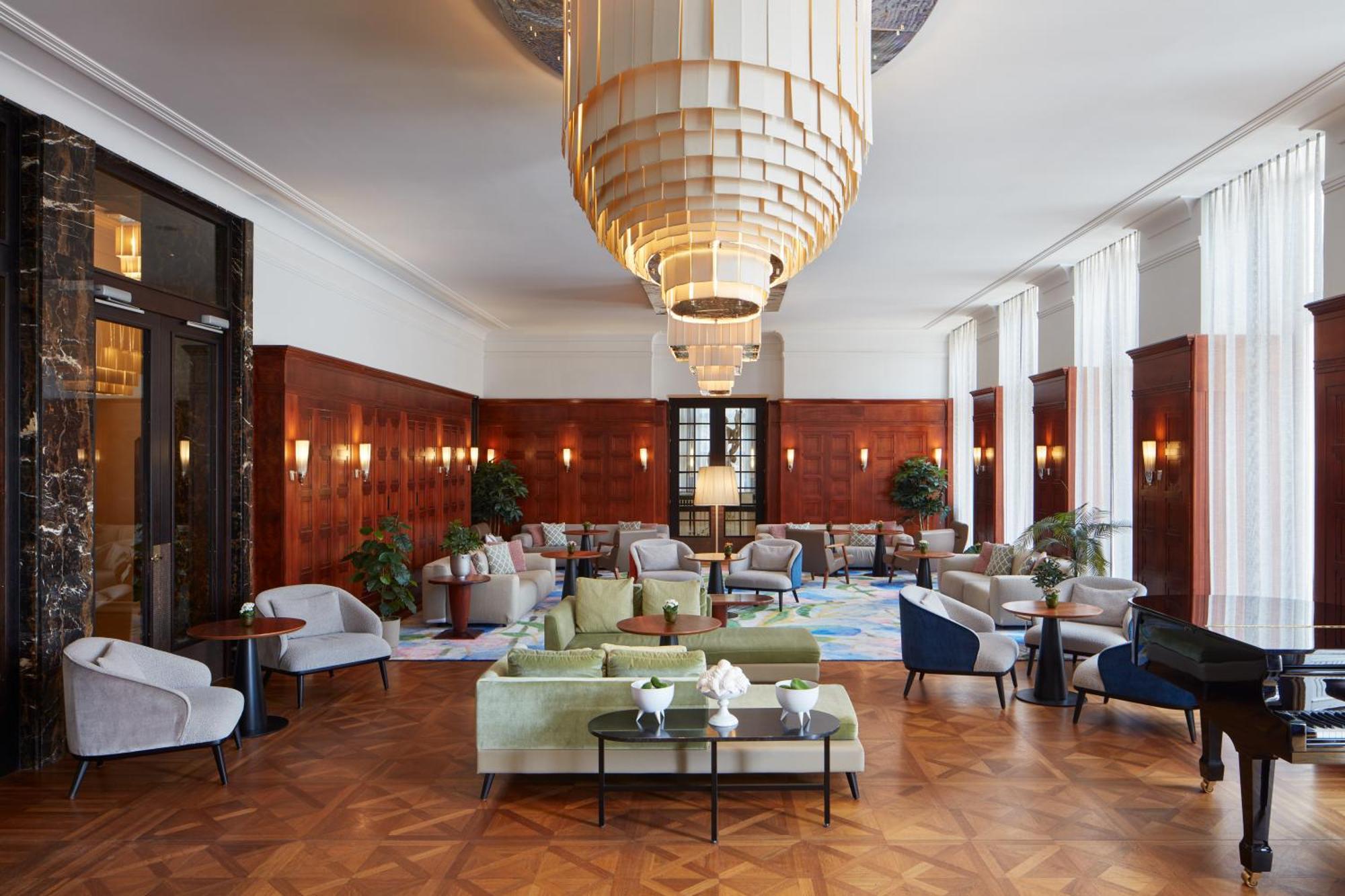 Falkensteiner Spa Resort Mariánské Lázně المظهر الخارجي الصورة The hotel's lobby